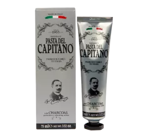 Зубна паста Pasta Del Capitano Charcoal з вугіллям 75 мл Зубна паста Pasta Del Capitano Charcoal з вугіллям 75 мл