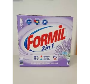 Універсальний порошок для прання 2 in 1 Formil Lavender 1,625 кг (25 прань)
