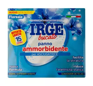 Серветка-пастка IRGE пом'якшувач тканин для сушарки 15 шт Серветка-пастка IRGE пом'якшувач тканин для сушарки 15 шт