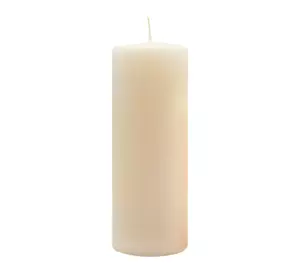 Свічка циліндрична Candlesense Decor молочно-біла 190*70 (85 год)