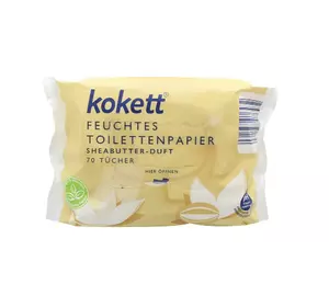 Вологий туалетний папір-салфетки Kokett Karite 70 шт