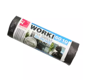 Пакети для сміття Bratek LDPE 60 л 10 шт Пакети для сміття Bratek LDPE 60 л 10 шт