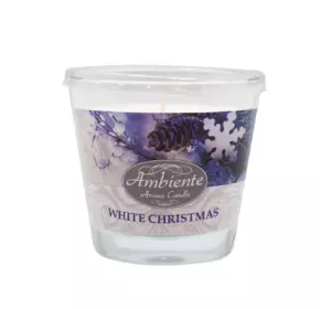 Свічка ароматизована Candlesense Decor у склянці White Christmas 80*90 (30 год)