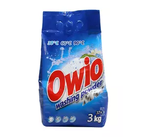 Порошок для прання Owio Blue (37 прань) 3 кг