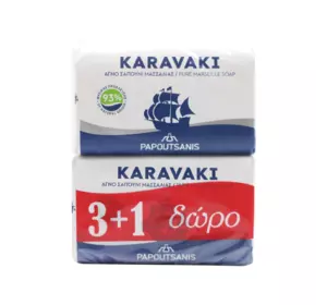 Мило тверде Karavaki Класік 4*125 г Мило тверде Karavaki Класік 4*125 г