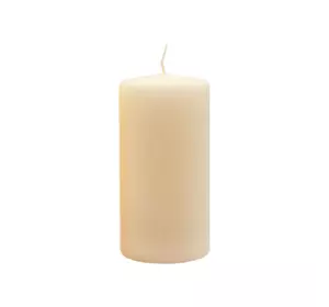 Свічка циліндрична Candlesense Decor молочно-біла 140*70 (63 год)