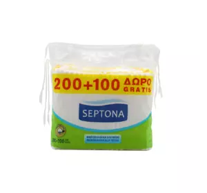 Ватні палички Septona (запаска) 200+100 шт