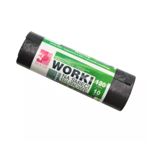 Пакети для сміття Bratek LDPE 120 л 10 шт Пакети для сміття Bratek LDPE 120 л 10 шт