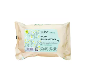 Вологий туалетний папір Luba ECO PACK Ромашкова вода 50 шт Вологий туалетний папір Luba ECO PACK Ромашкова вода 50 шт