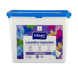 Гель-капсули для прання Mayeri Universal 36 шт Гель-капсули для прання Mayeri Universal 36 шт