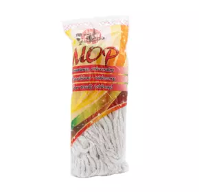 Змінна насадка на швабру-моп Bratek бавовняна Mega Змінна насадка на швабру-моп Bratek бавовняна Mega