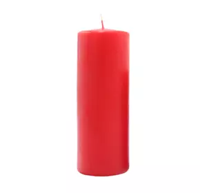 Свічка циліндрична Candlesense Decor червона 190*70 (85 год)