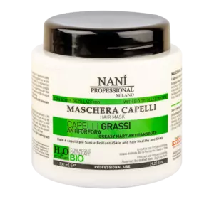 Маска для волосся Nani Professional GREASY & ANTI DANDRUFF 500 мл Маска для волосся Nani Professional GREASY & ANTI DANDRUFF 500 мл
