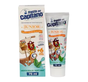 Зубна паста Pasta Del Capitano Junior Soft Mint 6+ 75 мл