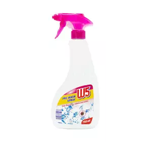 Спрей-плямовивідник W5 Pre Wash 750 мл Спрей-плямовивідник W5 Pre Wash 750 мл