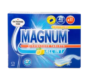 Таблетки для посудомийної машини Magnum All in 1 Lemon (40 штук)