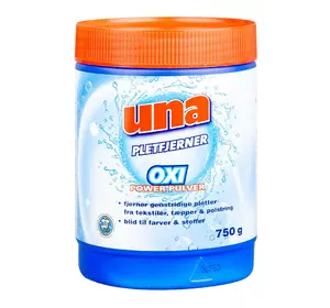 Плямовивідник порошок UNA OXI Power 750 г Плямовивідник порошок UNA OXI Power 750 г
