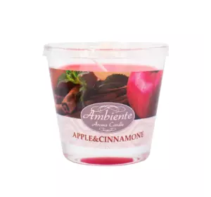 Свічка ароматизована Candlesense Decor у склянці Apple&Cinnamon 80*90 (30 год)