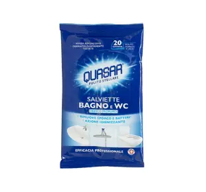 Quasar серветки для чищення ванної кімнати та туалету Bagno e WC 20 шт