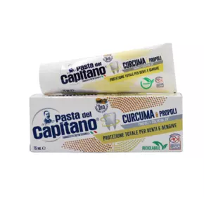 Зубна паста Pasta Del Capitano Curcuma e Propoli 75 мл Зубна паста Pasta Del Capitano Curcuma e Propoli 75 мл