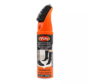 Спрей Vilo для відновлення замші та нубуку (чорний) 200 мл Спрей Vilo для відновлення замші та нубуку (чорний) 200 мл