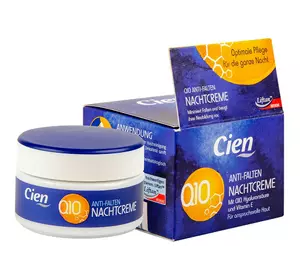 Крем для обличчя Cien Q10 антивіковий нічний 50 мл Крем для обличчя Cien Q10 антивіковий нічний 50 мл