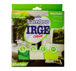 Мікрофібра універсальна IRGE (бамбук) 40*45 см 3 шт Мікрофібра універсальна IRGE (бамбук) 40*45 см 3 шт