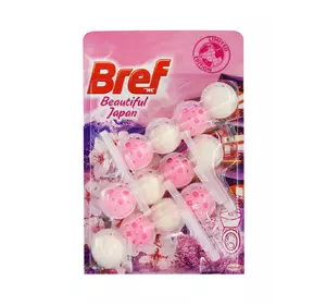 Туалетні блоки для унітазу Bref Power Aktiv Beautiful Japan 3 х 50 г Туалетні блоки для унітазу Bref Power Aktiv Beautiful Japan 3 х 50 г