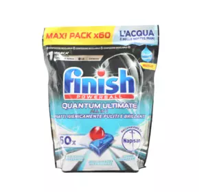 Таблетки для посудомийних машин Finish Quantum Ultimate 60 шт Таблетки для посудомийних машин Finish Quantum Ultimate 60 шт